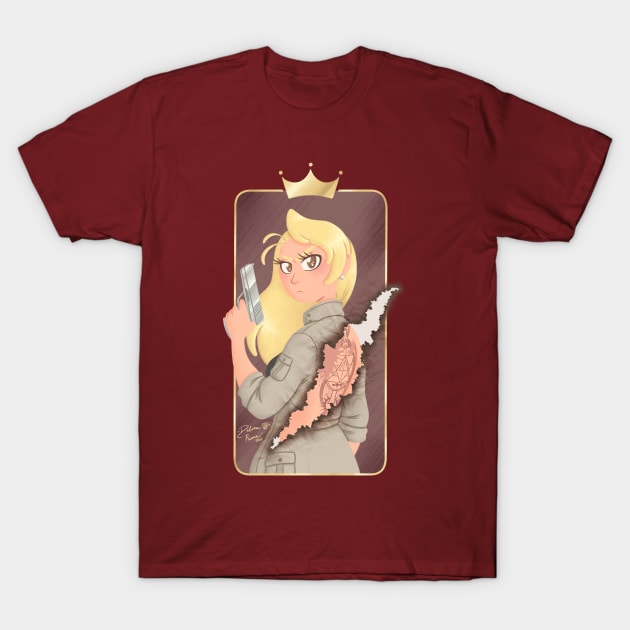 Queen Riza Hawkeye T-Shirt by SilveryDreams